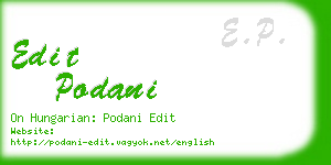 edit podani business card